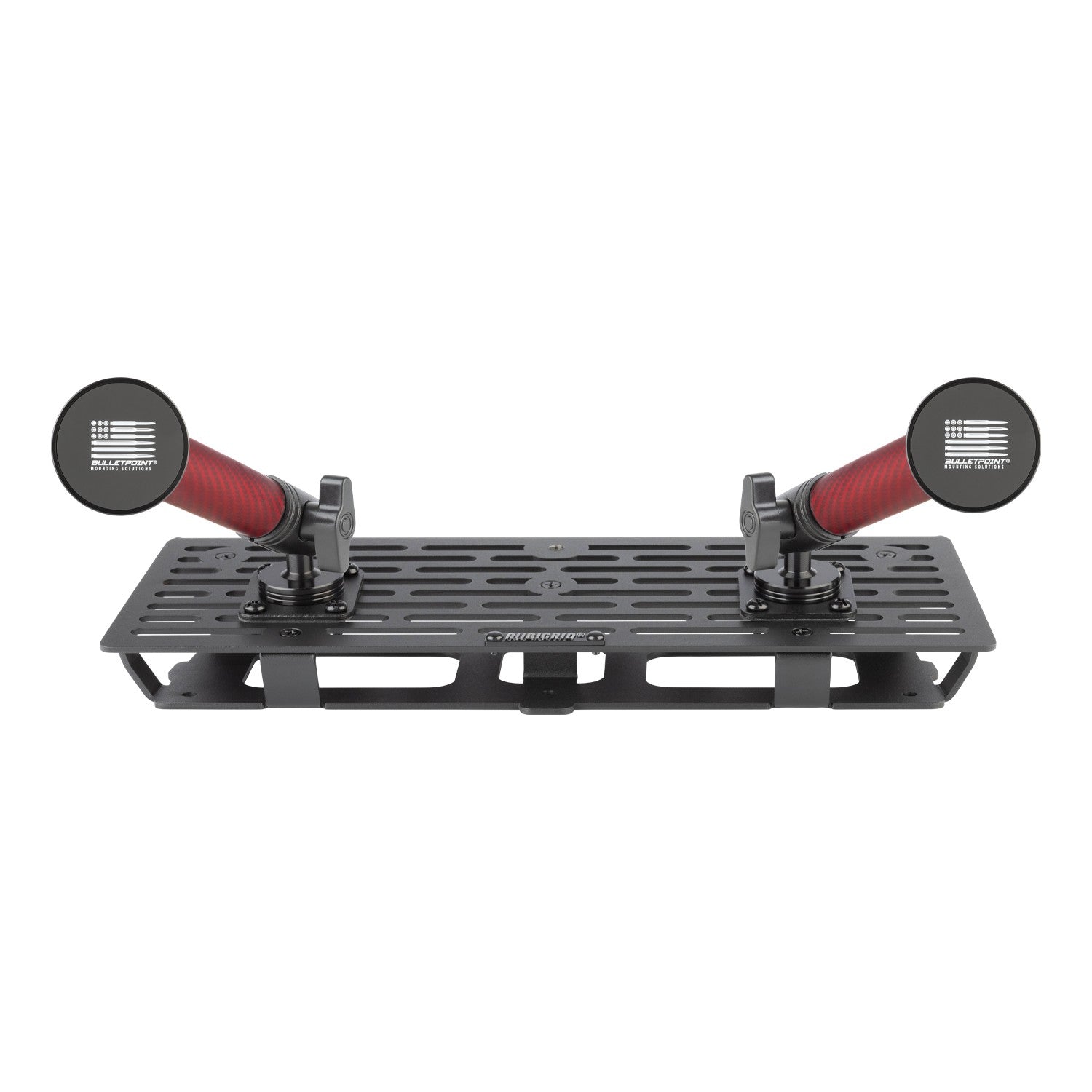 RubiGrid® 2023+ Ford Super Duty Dash Mount Phone + Device Holder with Red Arms