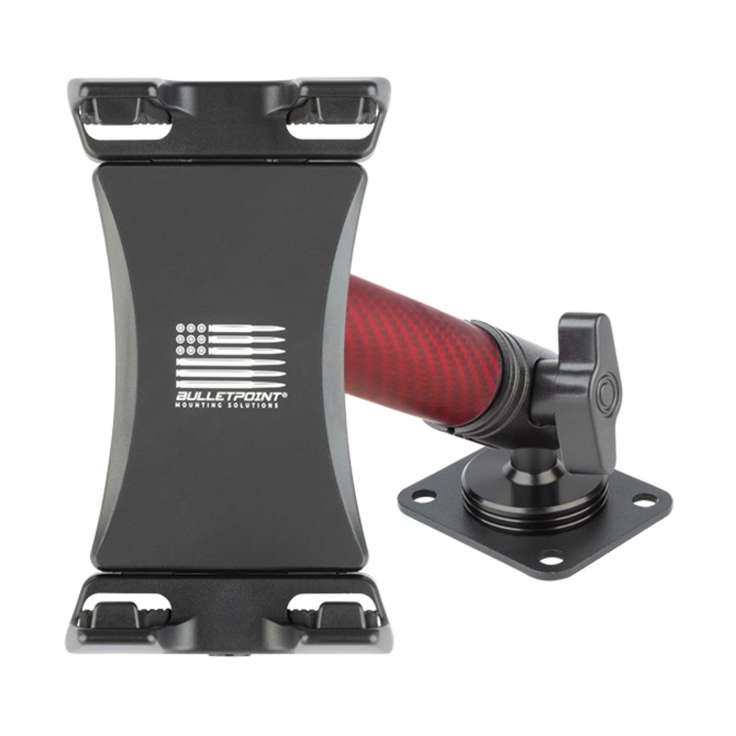 2024+ Jeep Wrangler JL / Gladiator & 2024-2025 Wrangler 4xe Phone Holder Dash Mount with Red Arm