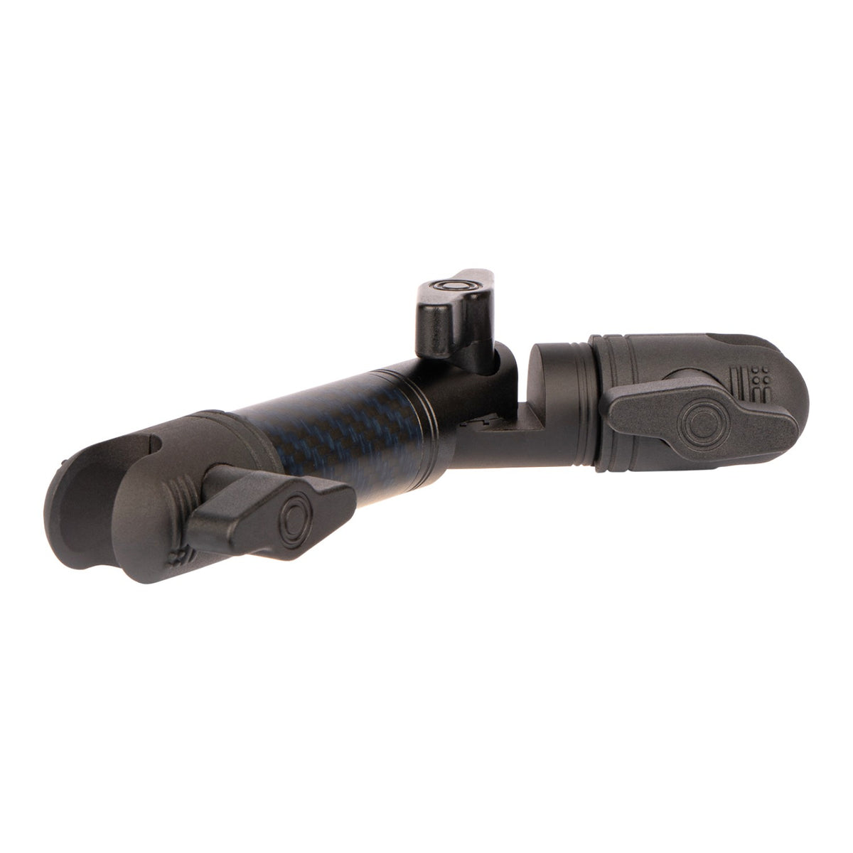 Locking Adjustable Carbon Fiber + Kevlar Mounting Arms with Articulating Joint (various sizes)