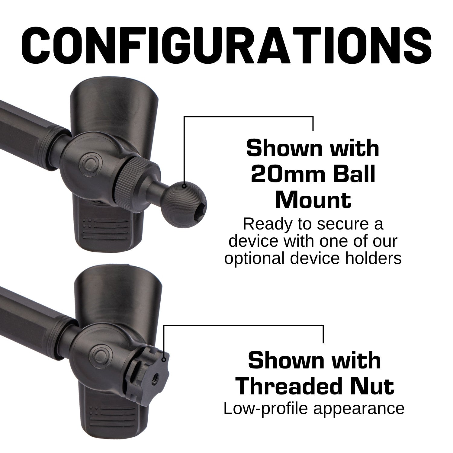 A-Pillar Side Mirrors for 2024+ Jeep Wrangler JL & 2024+ Jeep Gladiator - Pair of 2