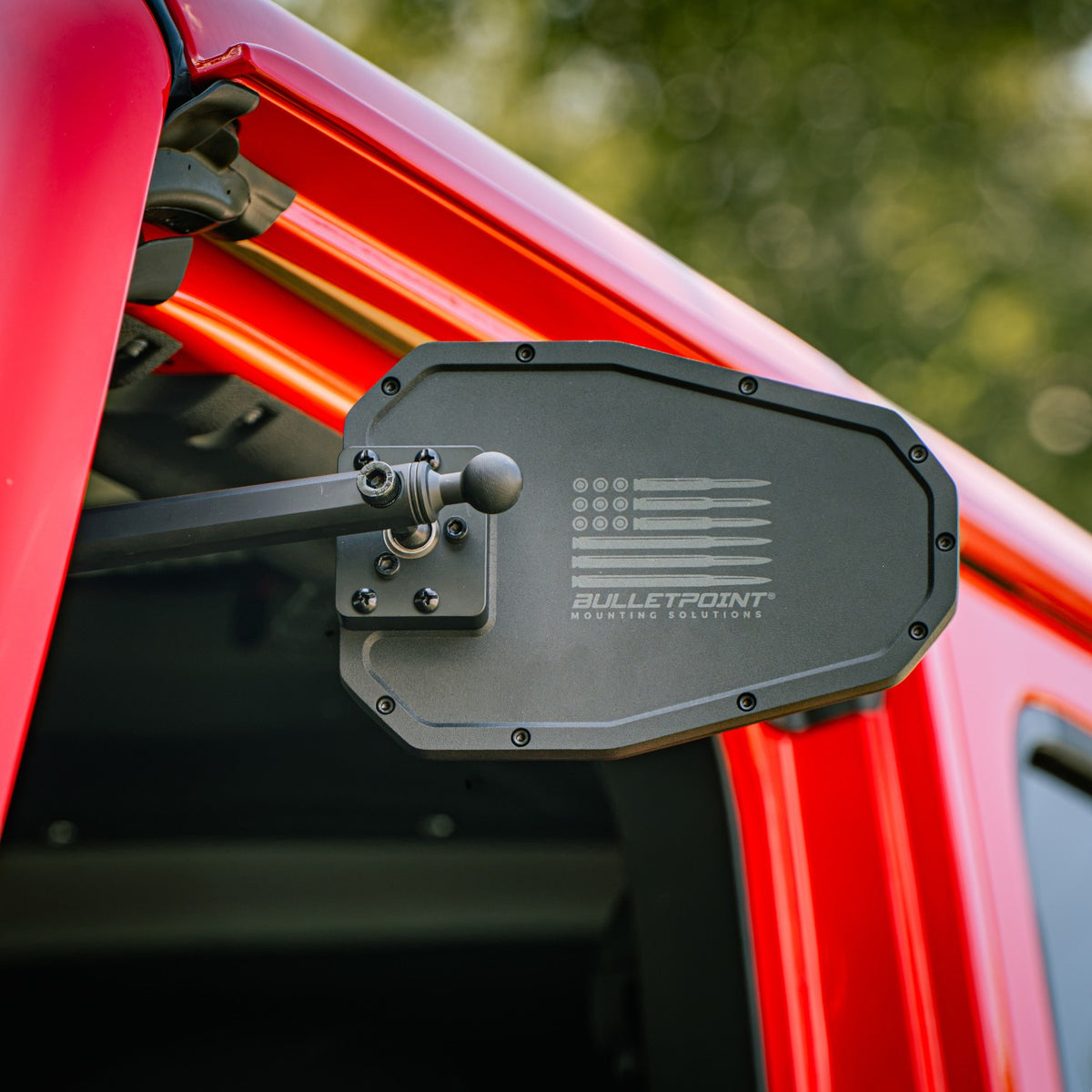 A-Pillar Side Mirrors for 2024+ Jeep Wrangler JL & 2024+ Jeep Gladiator - Pair of 2