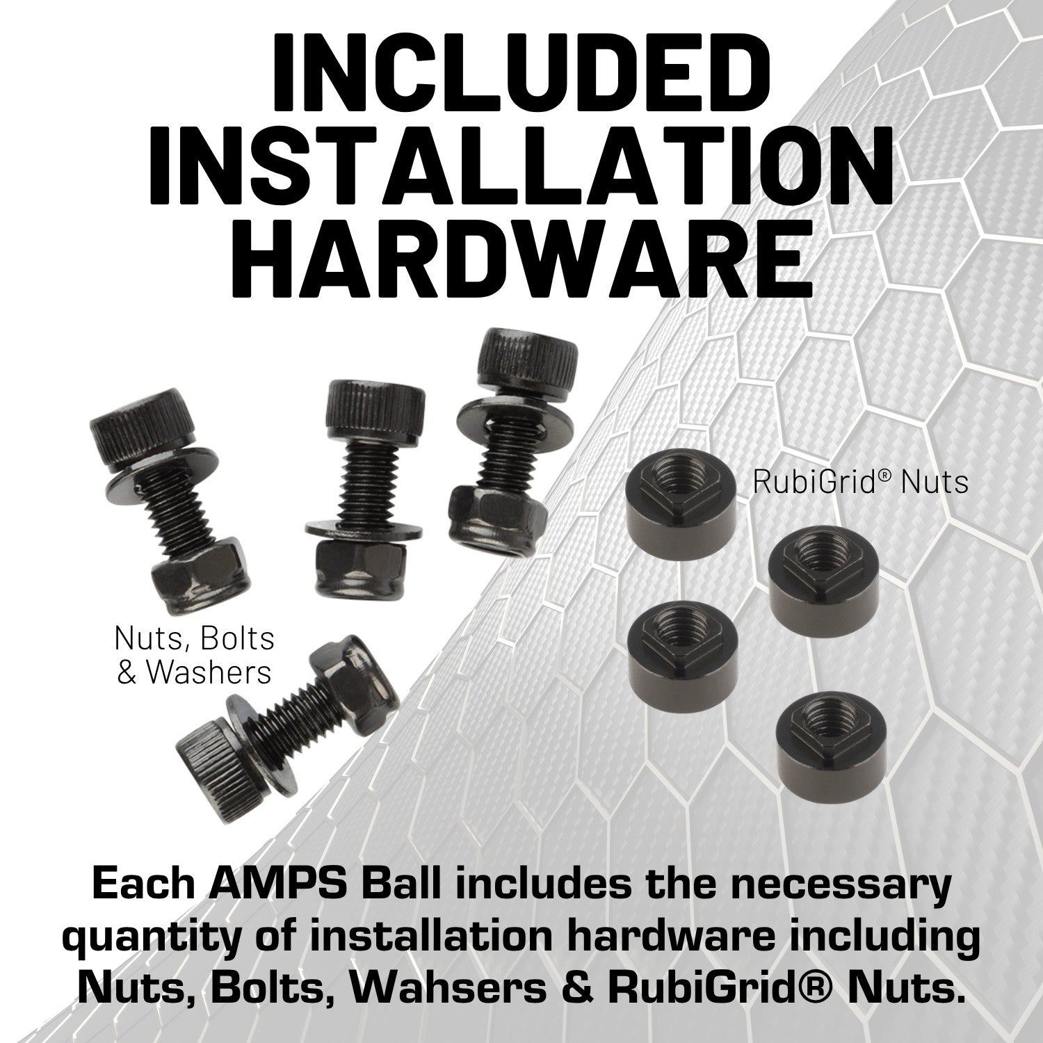 4-Hole AMPS Base + 7cm Mounting Arm + Device Holder Kit for RubiGrid® Dash Mounts