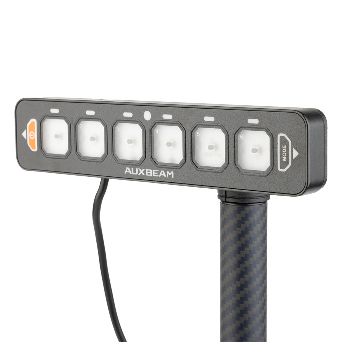 Auxbeam AS Series 6 Gang Switch Panel Mount with 20mm Ball