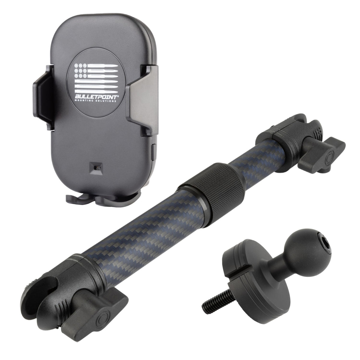 Center Console Threaded 20mm Ball Mount compatible with 2018+ Jeep Wrangler JL &amp; 2020+ Jeep Gladiator