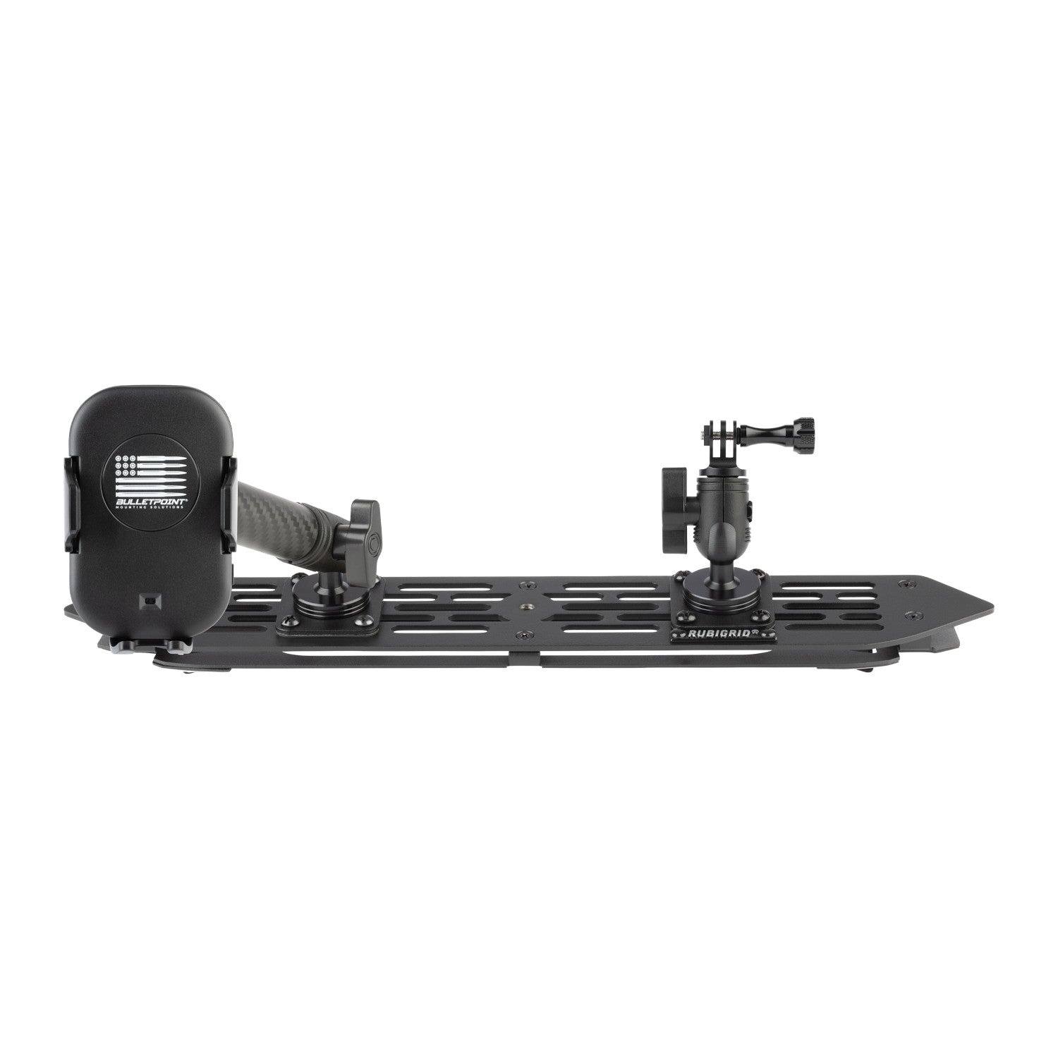 RubiGrid® 2018-2023 Jeep Wrangler JL & 2020-2023 Jeep Gladiator Multi-Device Platform Dash Mount with Black Arms