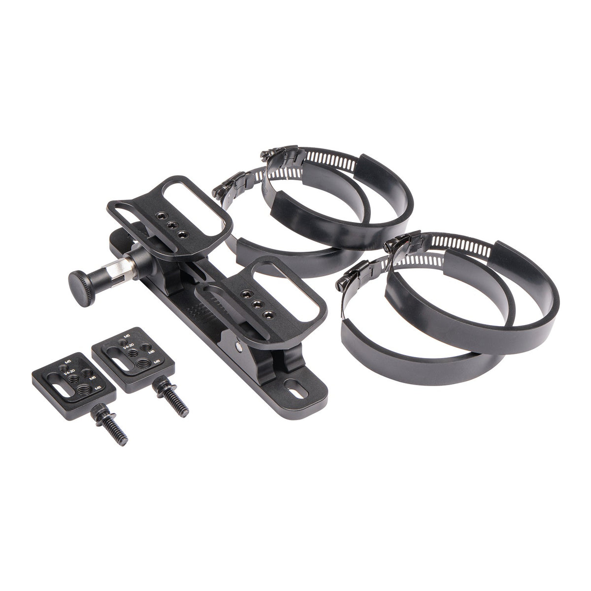 Quick-Release CNC Aluminum Fire Extinguisher Mount compatible with MOLLE Panels