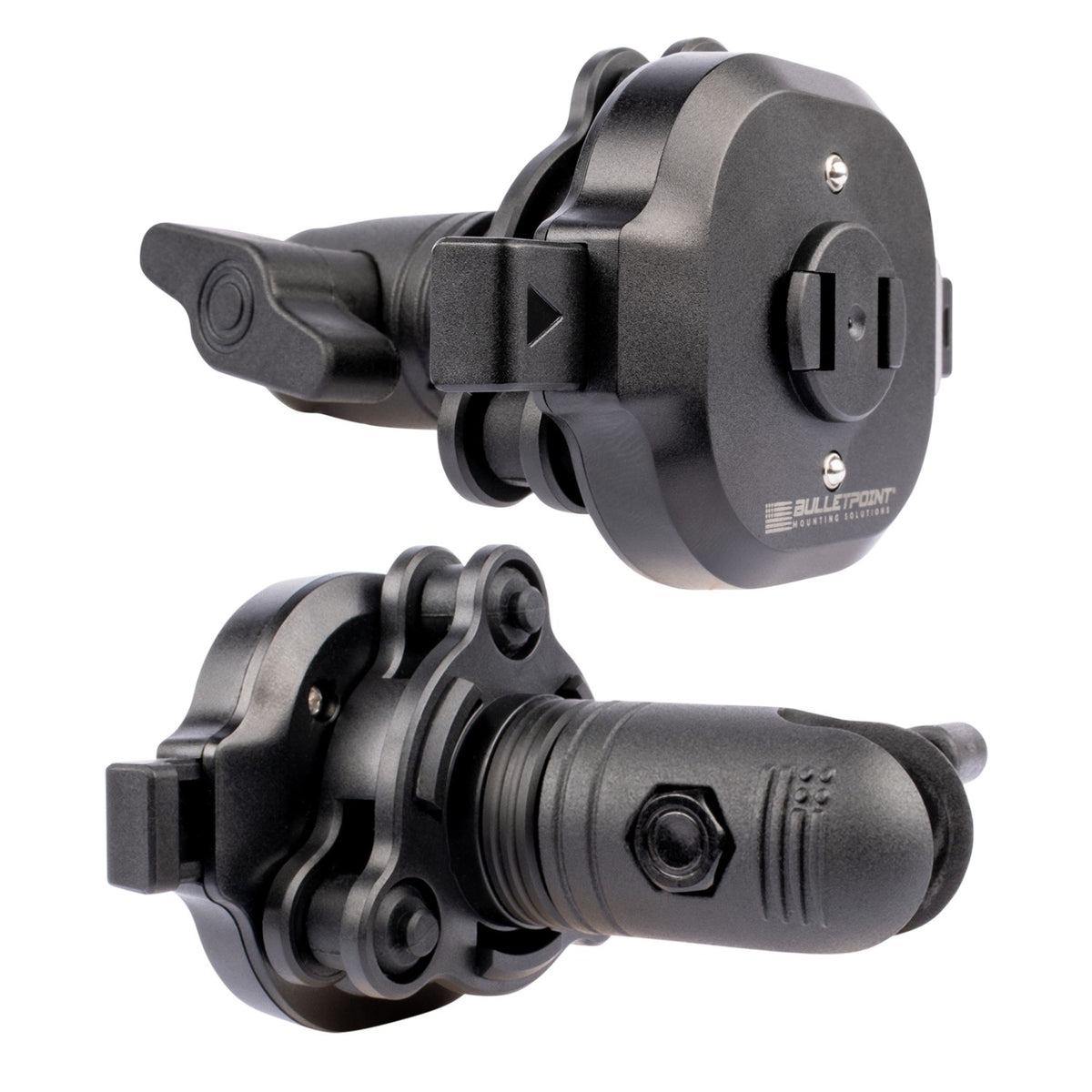 Turret360 Quick-Release Anti-Vibration Case Adapter Mount with 20mm Connector End Nubby Edition