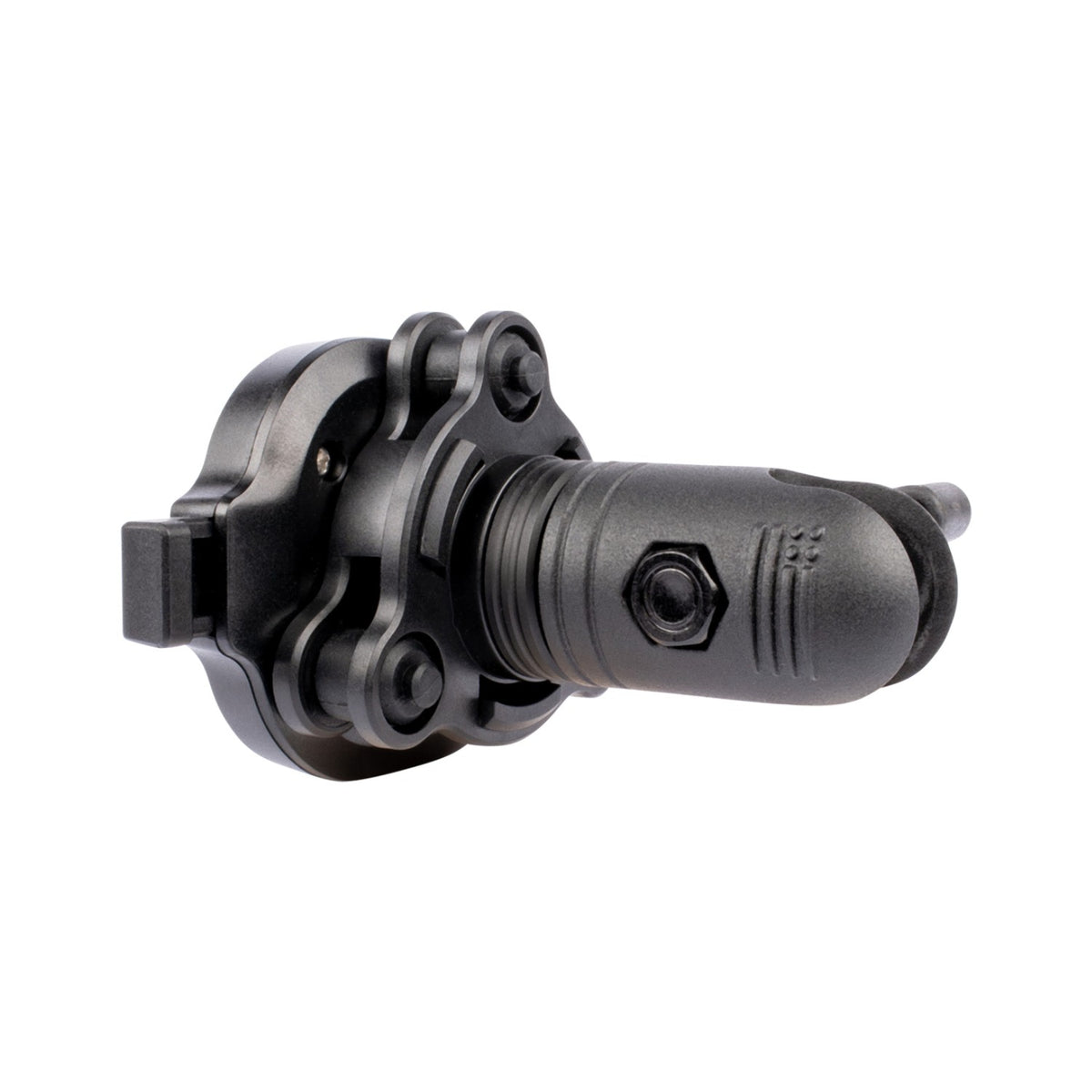 Turret360 Quick-Release Anti-Vibration Case Adapter Mount with 20mm Connector End Nubby Edition