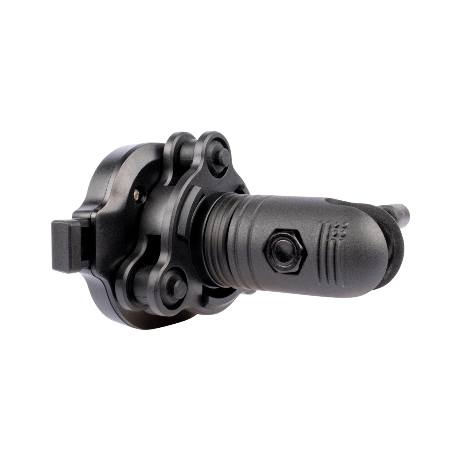 Turret360 Quick-Release Anti-Vibration Case Adapter Mount with 20mm Connector End Nubby Edition